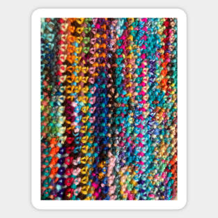 Colorful Crochet Sticker